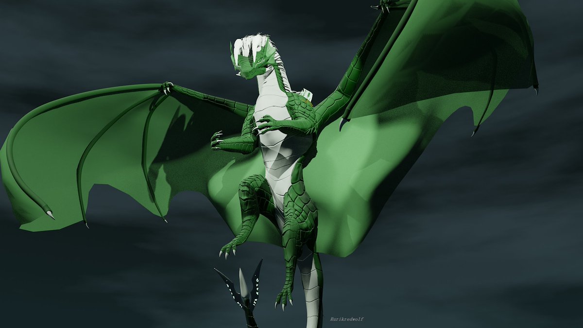 Virith new model. Pose is pain.

#dragon #dragonart #fantasy