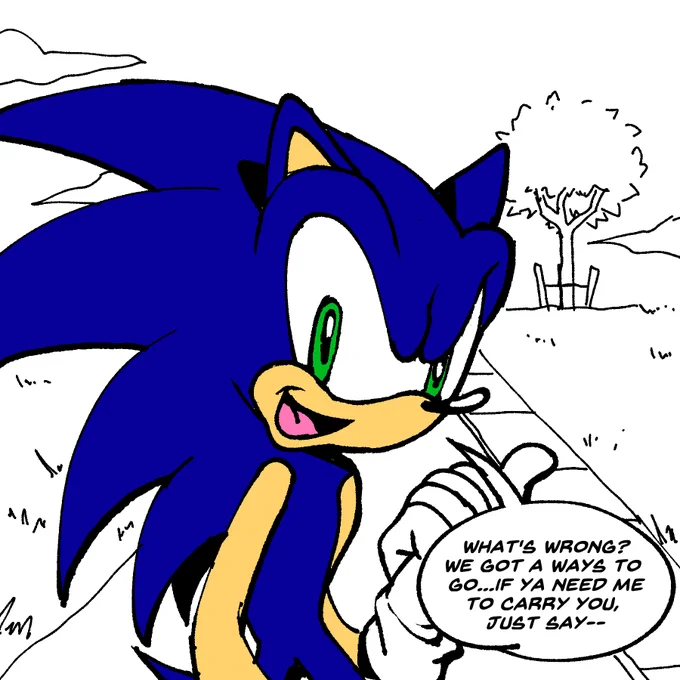 Sonamy doodle comic thread (1/4)