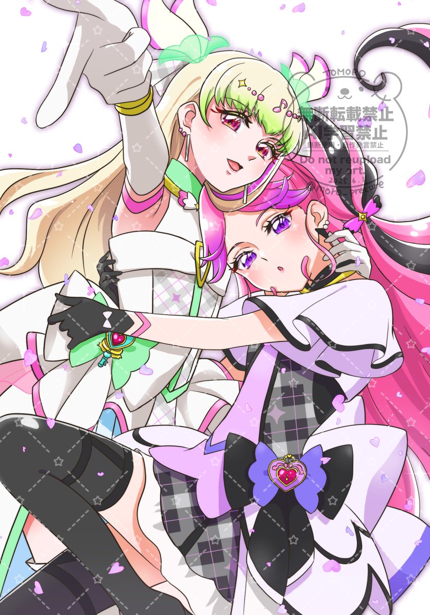 二人の誓い、今輝け！🤍🖤