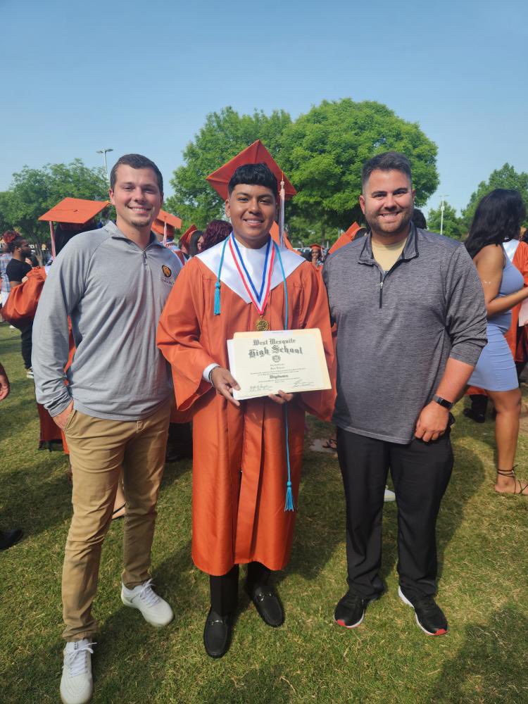 Big congratulations to several of our guys on graduating, onto great things!