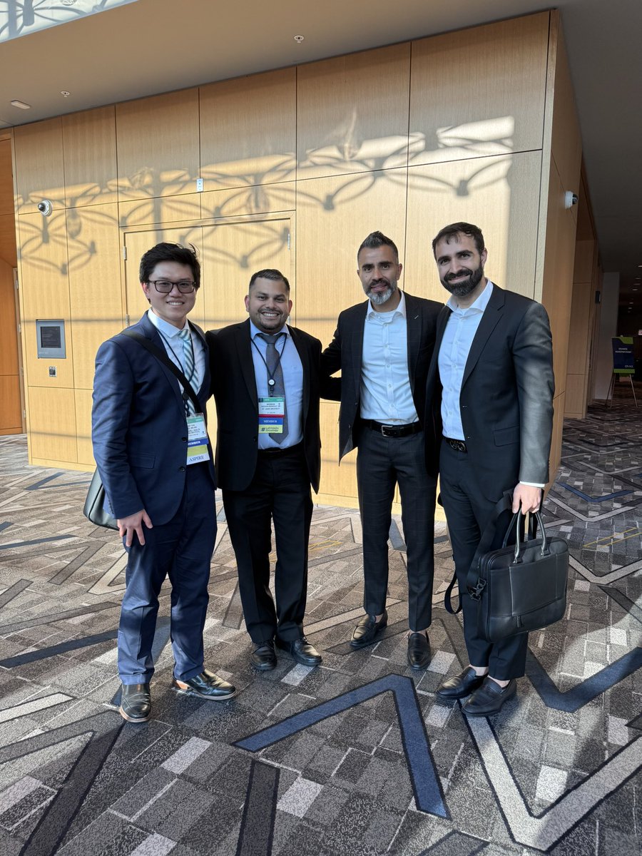 Such a pleasure to meet with <a href="/OncBrothers/">Oncology Brothers</a> in person! Looking forward to learning from this incredible group. <a href="/OncBrothers/">Oncology Brothers</a> <a href="/NarjustFlorezMD/">Narjust Florez, MD, FASCO</a> <a href="/NehemiasGR/">Nehemias GR</a> <a href="/PGrivasMDPhD/">Petros Grivas</a> <a href="/GIcancerDoc/">Tanios Bekaii-Saab, MD</a> <a href="/dominicandoc2/">Abner Antonio Murray, MD PhD</a> <a href="/OncLive/">OncLive.com</a> #ASCO2025 <a href="/ASCO/">ASCO</a>
