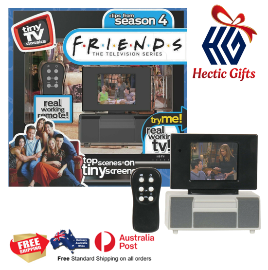 HecticGifts's tweet image. NEW - Tiny TV Classics: Clips from FRIENDS Season 4

tinyurl.com/53yv46vm

#New #HecticGifts #BasicFun  #TinyTV #ClassicTV #Television #Friends #TVShow #ShortClips #SeasonFour #Collectible #Minature #TV #RemoteControl #Cute #FreeShipping #AustraliaWide #FastShipping