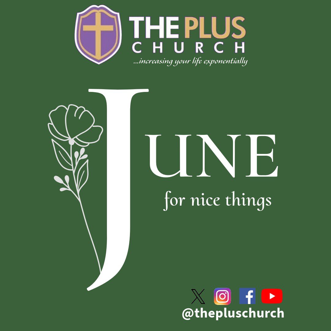thepluschurch's tweet image. Happy NEW MONTH

June will bring love.
June will bring peace.
June will bring clarity.
June will bring healing.
June will bring prosperity.
June will bring abundance.
June will bring opportunity.
June will bring understanding

Claim it now......

#increasinglife
#theplus