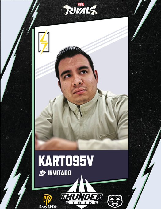Karto95v (@karto95v) on Twitter photo ¡Paren todo!
Estamos confirmados como invitados para el torneo de Marvel Rivals organizado por <a href="/banegasboy/">F/A BanegasBoy 🦦</a>
<a href="/EasySMX_Gaming/">EasySMX_G</a> y <a href="/RaccoonLeague/">Raccoon League 🦝</a>
Tocará volver a darle a Ranks y recuperar el nivel a tope, gracias Kartulinas porque sin ustedes esto no sería posible. #ThunderStrike ¡Paren todo!
Estamos confirmados como invitados para el torneo de Marvel Rivals organizado por <a href="/banegasboy/">F/A BanegasBoy 🦦</a>
<a href="/EasySMX_Gaming/">EasySMX_G</a> y <a href="/RaccoonLeague/">Raccoon League 🦝</a>
Tocará volver a darle a Ranks y recuperar el nivel a tope, gracias Kartulinas porque sin ustedes esto no sería posible. #ThunderStrike