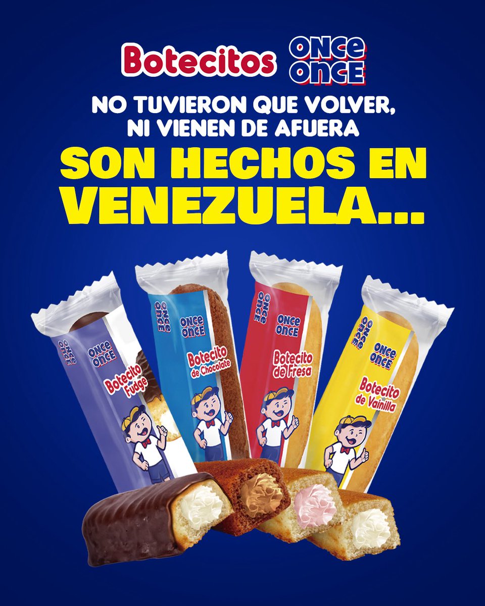 Pendientes… Andan unas copias por ahí queriendo parecerse… pero los #OnceLovers saben cómo reconocer al nuestro, el #OnceOnce 😎💙

#Oncelicioso #OnceLover #TuDulceCompañía #Venezuela #LaHoraDeLaMerienda