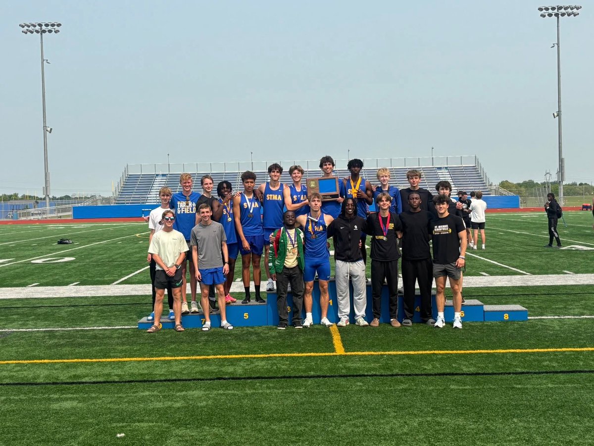 Both STMA Boys &amp; Girls Track &amp; Field teams are Section 8AAA CHAMPIONS! 🏆💙 Incredible performances &amp; PRs all around. Congrats to our athletes &amp; coaches! Next up: STATE at STMA, June 10–12! #knightspride #WeAreSTMA