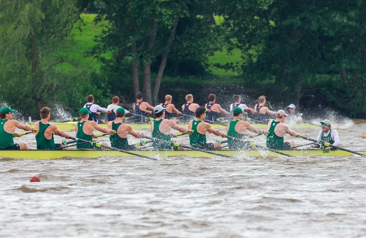 One of my favorite photos of <a href="/BigGreenHeavies/">Dartmouth Men's Heavyweight Rowing</a> varsity eight from today! Both the heavyweight and <a href="/DartmouthLights/">Dartmouth Men's Lightweight Rowing</a> 1V crews will race in the grand finals tomorrow with medals and national championships on the line. Go Big Green!