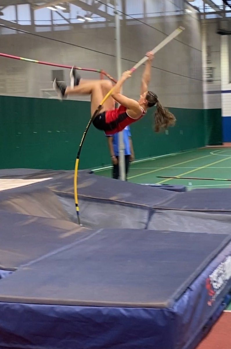 MIAA DIVISION 5 STATE MEET AT WESTFIELD STATE UNIVERSITY. Girls Pole Vault Freshman Rylie Bossart makes her first season of track a great one with a state meet appearance and finishing 9th with a PR and 8’0 jump.