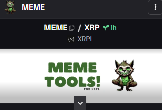 Meme Tools for XRPL tweet media