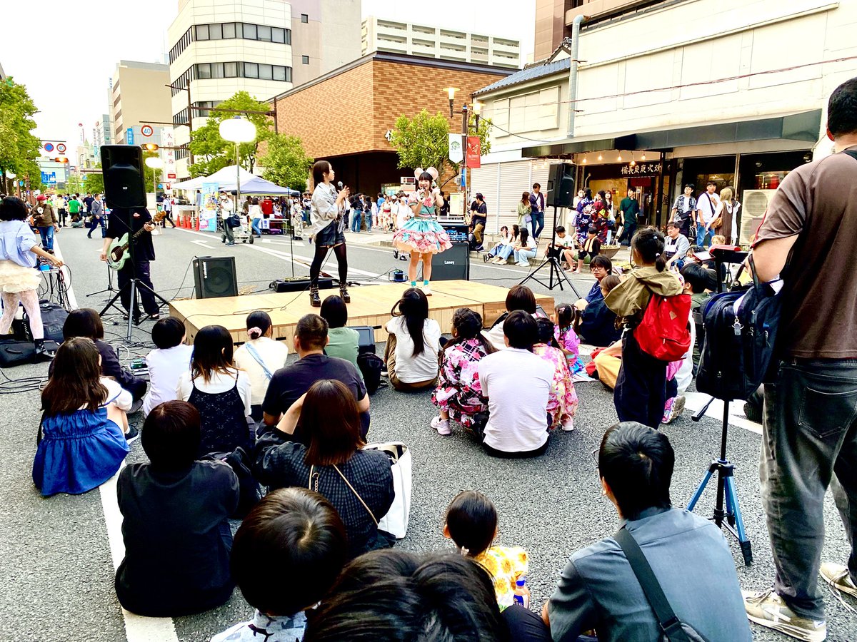 saganpro's tweet photo. 【🎇5月31日 (土) 栄の国まつり🌻】

お越しいただき、ありがとうございました！

佐賀で1番のお祭りに出演することができて
嬉しく思います✨✨ https://t.co/9cUqOAEFsF