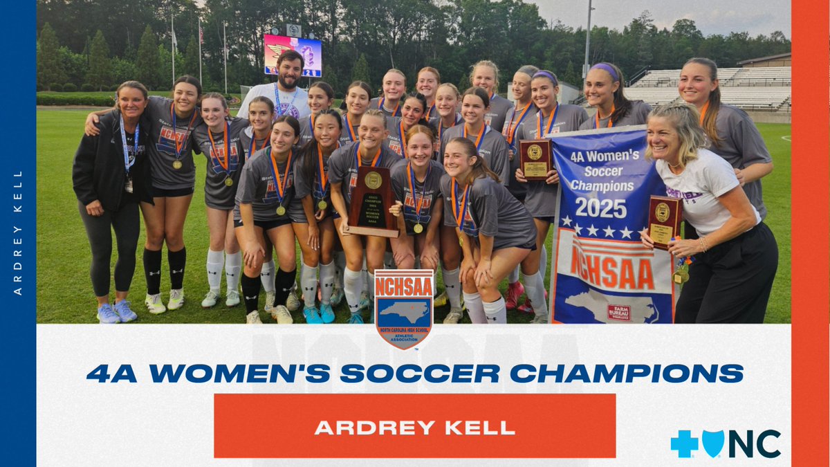 NCHSAA (@nchsaa) on Twitter photo Congratulations to the 4A Women’s Soccer State Champions, <a href="/AKSportsInfo/">Ardrey Kell Sports</a> !!! Great job, ladies! ⚽
#NCHSAA🏆 Congratulations to the 4A Women’s Soccer State Champions, <a href="/AKSportsInfo/">Ardrey Kell Sports</a> !!! Great job, ladies! ⚽
#NCHSAA🏆