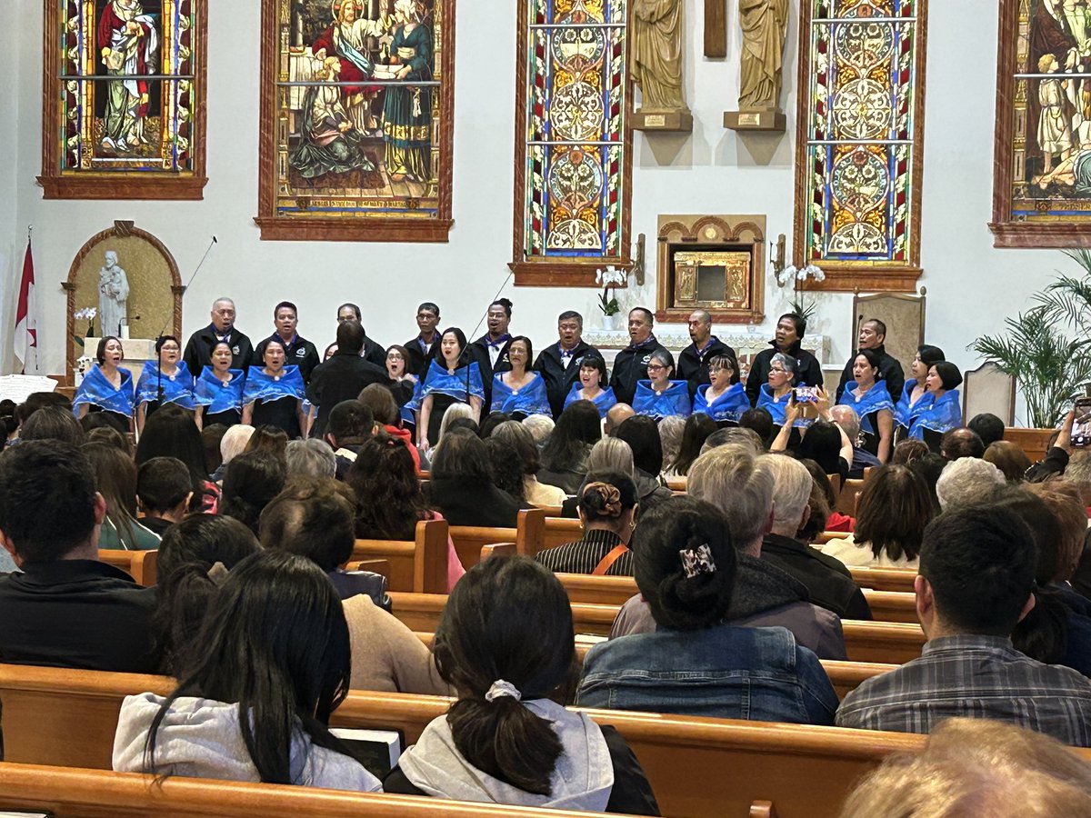 DanCapozzi's tweet photo. MAGNIFICENT concert performed this evening by each St. Paschal Baylon choir. San Giovanni Battista Scalabrini would be proud! https://t.co/t4cjvE7gpA