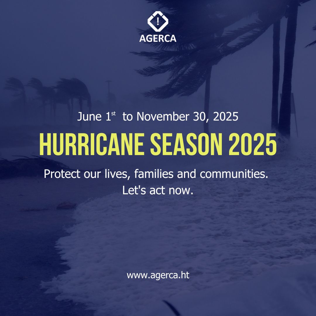 AGERCA1's tweet photo. 🎯 Informer, sensibiliser, mobiliser.
🎯 To inform, raise awareness, mobilize.
🎯 Enfòme, sansibilize, mobilize.
#AGERCA #SaisonCyclonique2025 #ProtectionCivile #DanjeApouNouTout #Haïti #SNGRD #AnnAjiKounyea https://t.co/AiV4aj59W5