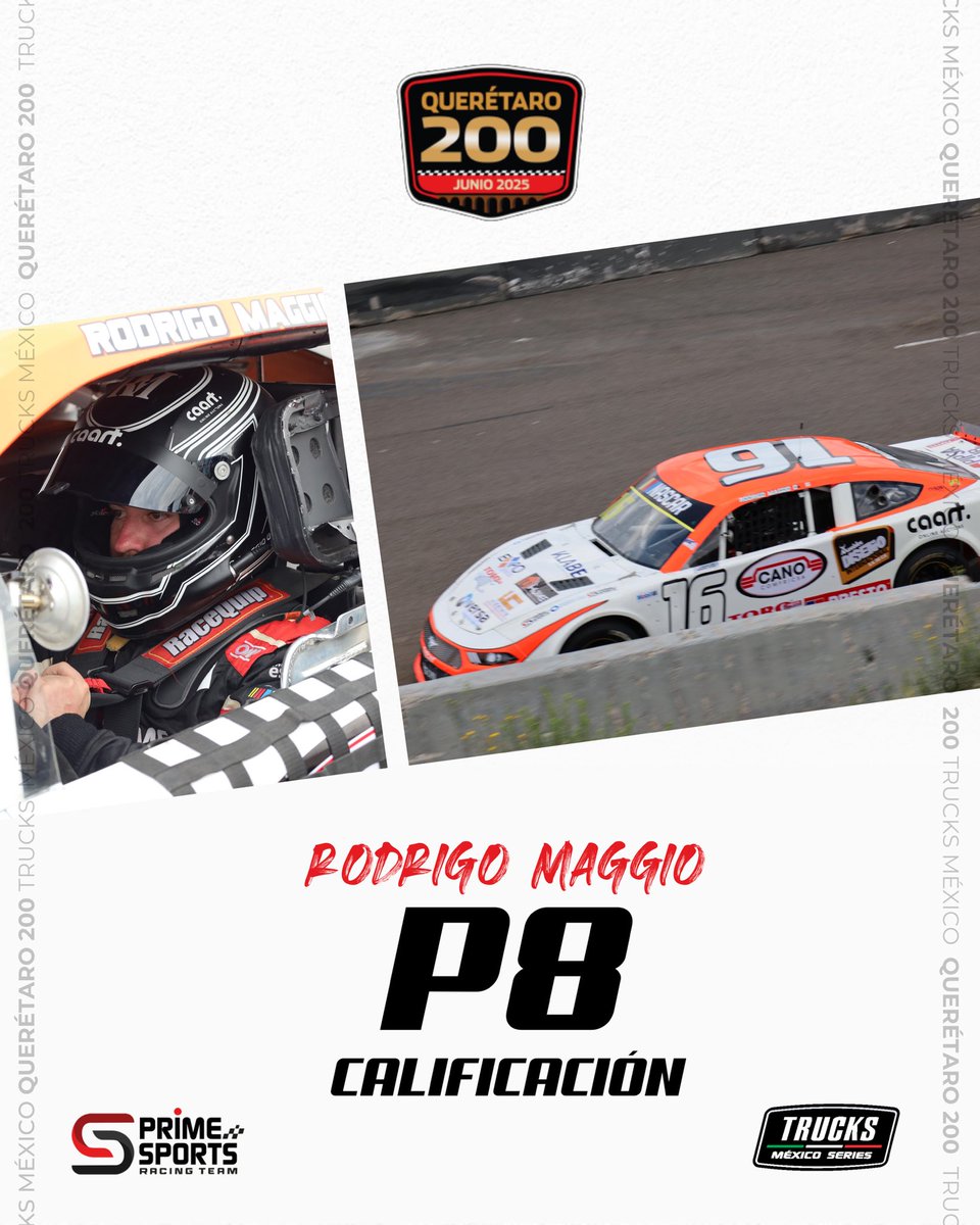 La acción en la pista no se hizo esperar y ya tenemos los resultados de la categoría estelar y la NASCAR Challenge. 🏎️💨😎

¿Quién ondeará la bandera a cuadros el día de mañana? Deja tu predicción en los comentarios. 🏁💬🤔

#Querétaro200 #NASCARMéxico #NASCARChallenge #QualyDay