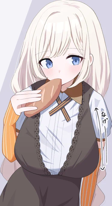 5月に描いたやつ。途中で塗りを変えました。 こいつ水着しか描いてねえな