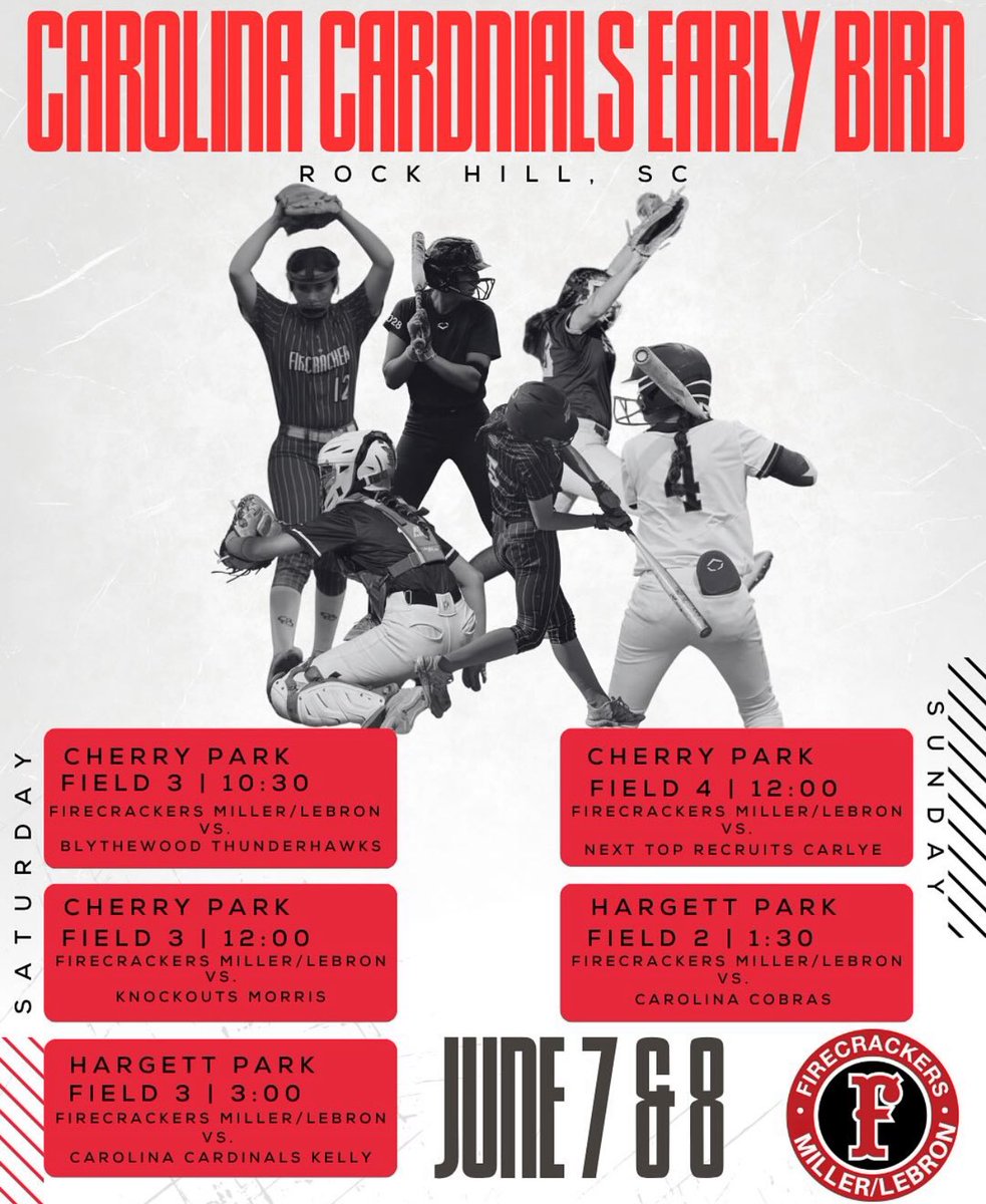 AlexaM99449's tweet image. So excited for our first tournament next weekend!! Come watch us compete and play hard!! @FCMillerLebron @SoftbalAmerica @ExtraInningSB @USASoftball @NCAASoftball