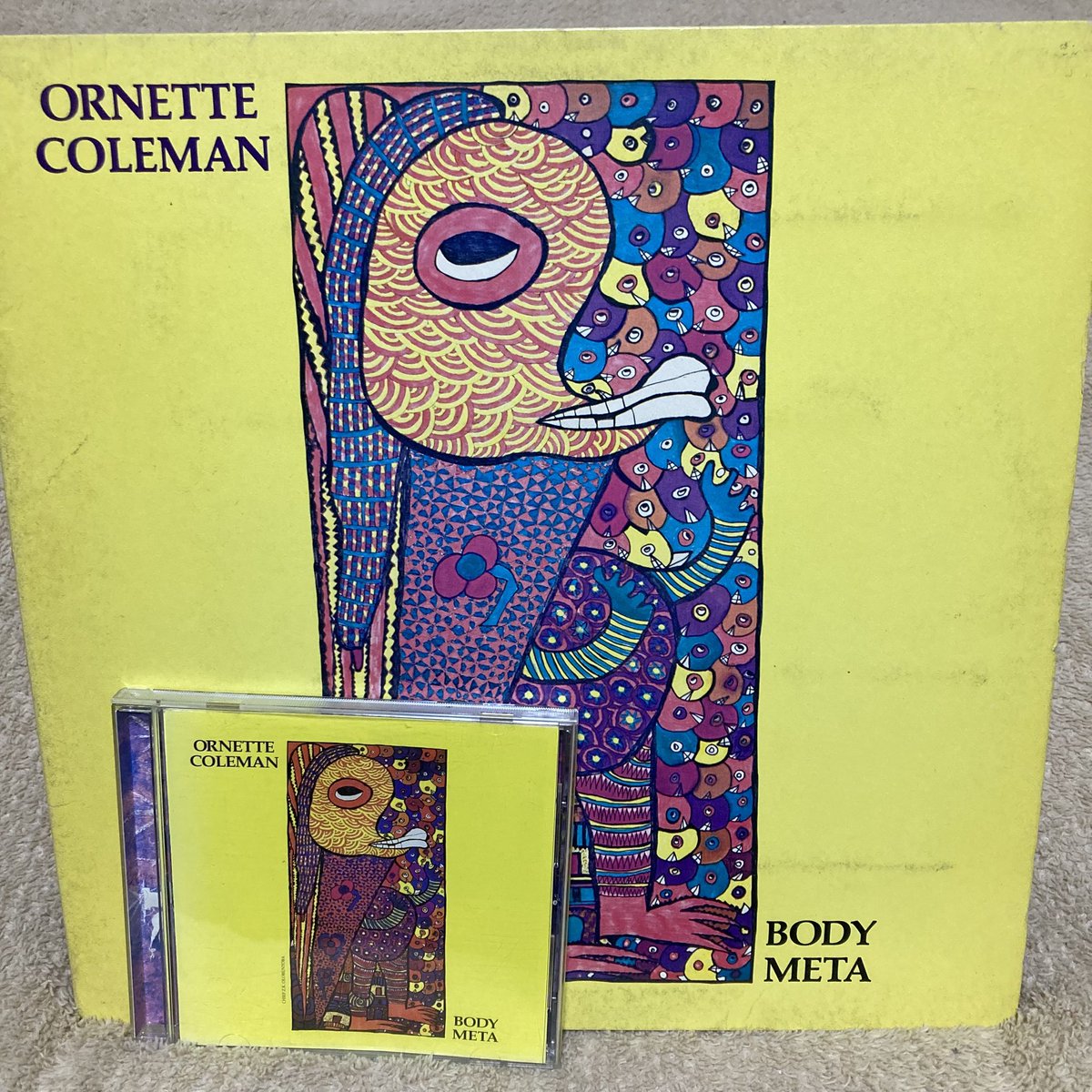 ようやくCD盤を入手しました
少し入手難易度が高かったですw

#OrnetteColeman
#BodyMeta