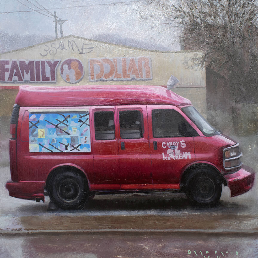 Sweet melancholy captured in paint. Brad Davis' "Candy's" transforms childhood's soundtrack into profound art about loss and memory.

From Davis' solo exhibition "End of an Era" through June 14th, tap our bio link to see the show.