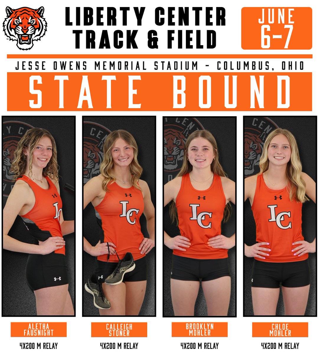 Congratulations to our Boys and Girls Track and Field Athletes who have qualified for the State Meet in Columbus this Friday and Saturday! #GoTigers