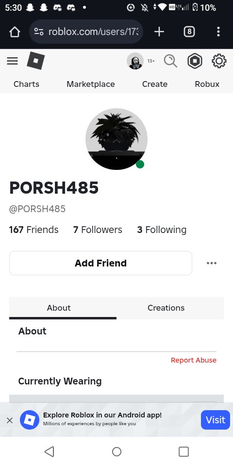 Can someone help me report this person. The hacked my brothers account. They go to adopt and when I join and ask who they are, they leave.