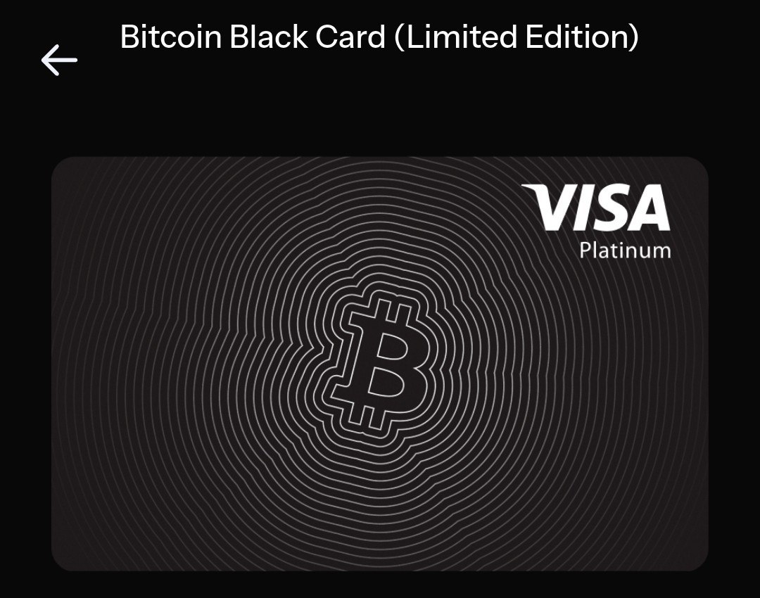 KASTcard Black Bitcoin Card ⚫️