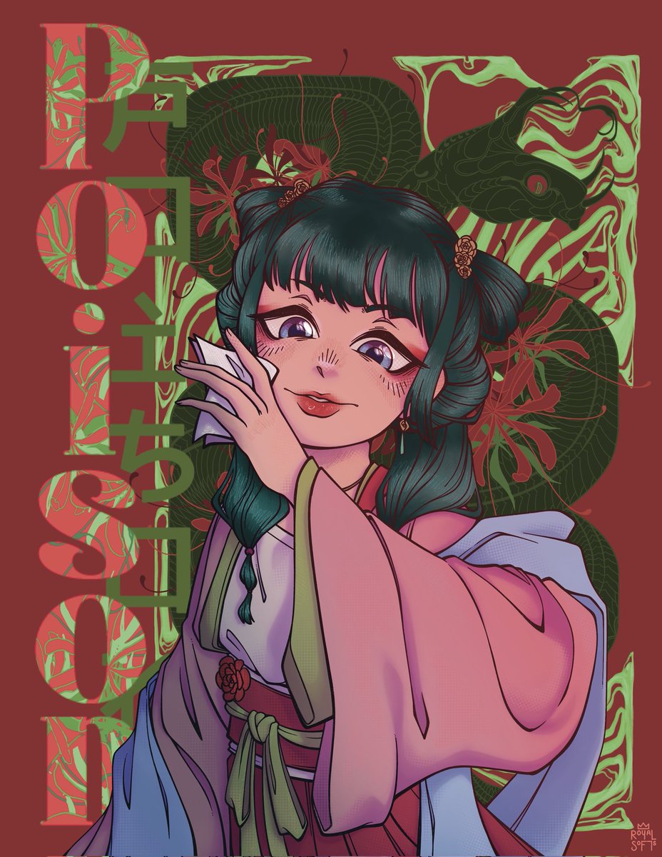 Absolutely OBSESSED with the background on this one ♥️

#ApothecaryDiaries #fanart