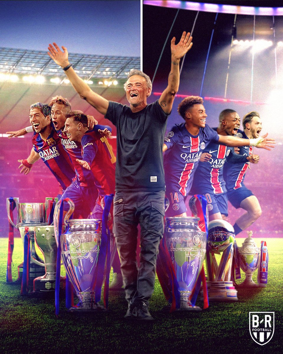 Luis Enrique really won trebles with two different clubs 🔥