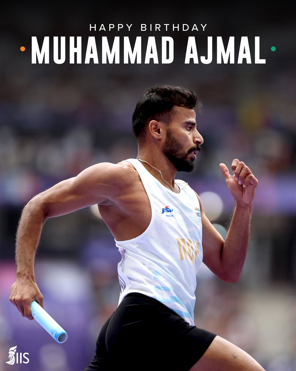 Wishing #TeamIIS speedster Muhammad Ajmal V a very happy birthday! 🎉

Here’s to more blazing sprints and unforgettable finishes in the year ahead.🏃‍♂️💨

#CraftingVictories 🇮🇳
