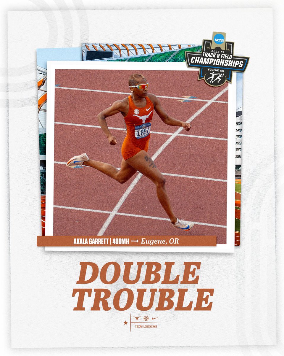 Texas T&F/XC (@texastfxc) on Twitter photo doing the double ๐ค
<a href="/kayy2swiftyy/">Akala Garrett</a> gets it done and breaks the facility record with the top time in the West at 54.72โผ๏ธ
it's the 6th fastest time in UT history ๐
#FloKnows x #HookEm doing the double ๐ค
<a href="/kayy2swiftyy/">Akala Garrett</a> gets it done and breaks the facility record with the top time in the West at 54.72โผ๏ธ
it's the 6th fastest time in UT history ๐
#FloKnows x #HookEm