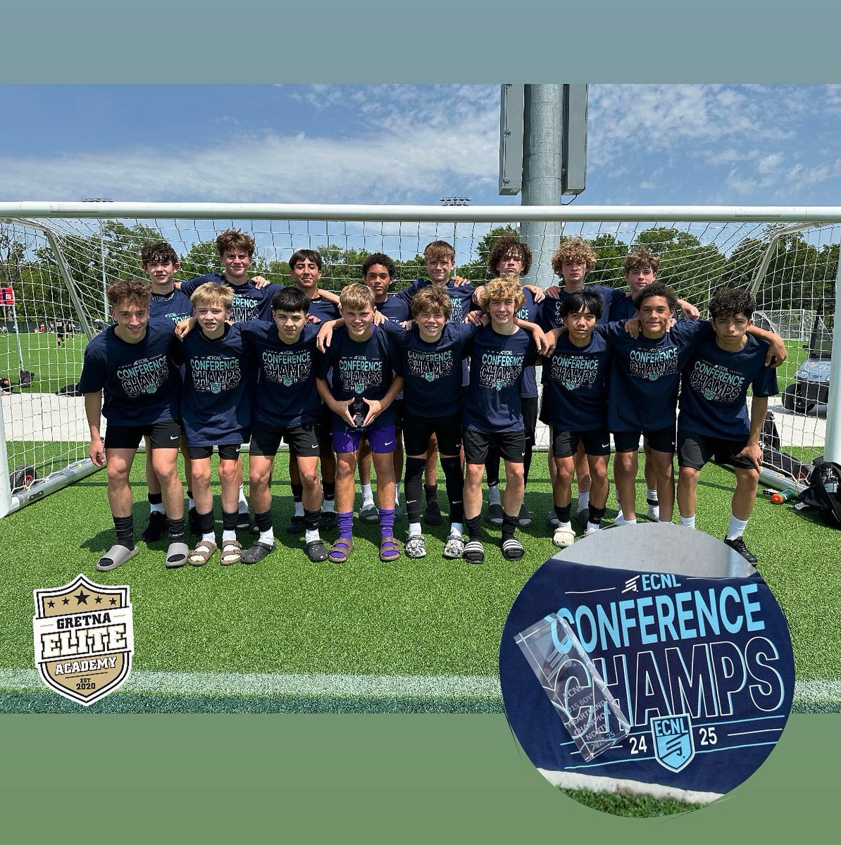 Armand Garcia (@armandgar17) on Twitter photo Proud. The <a href="/GEA_ECNL/">Gretna Elite Academy ECNL</a> 2010 <a href="/ECNLboys/">ECNL Boys</a> are the 2024-2025 ECNL Heartland Conference CHAMPIONS 🏆
Can’t put into words how happy I am for them. They’ve earned it & I could not be more proud.
Next up: ECNL Playoffs in Seattle. <a href="/GretnaEliteAcad/">Gretna Elite Academy</a> Proud. The <a href="/GEA_ECNL/">Gretna Elite Academy ECNL</a> 2010 <a href="/ECNLboys/">ECNL Boys</a> are the 2024-2025 ECNL Heartland Conference CHAMPIONS 🏆
Can’t put into words how happy I am for them. They’ve earned it & I could not be more proud.
Next up: ECNL Playoffs in Seattle. <a href="/GretnaEliteAcad/">Gretna Elite Academy</a>