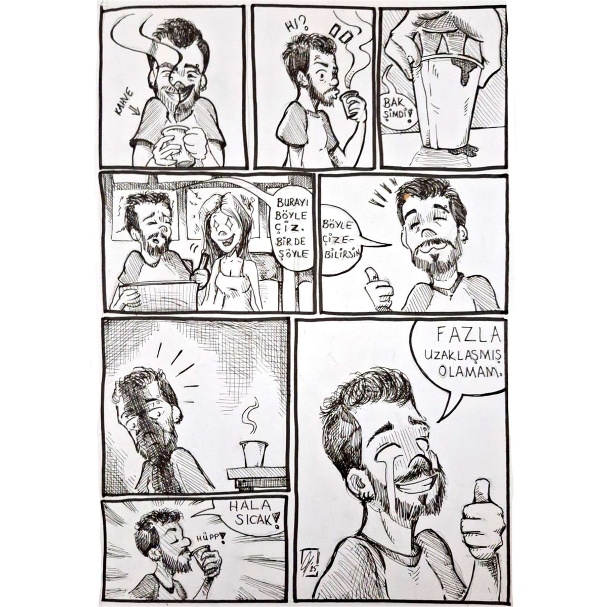 Story Series Pt.24 "Joke"
Derste yaptığım muhteşem ötesi espri... 🫡#joke #storyseries #pt24 #story #series #storyboard #comic #art #sanat #artist #sanatçı #artwork #artteacher #artline #artlineileçiziyorum #BlackandWhite #dergi #panel #coverart #myself #mystory #ankara