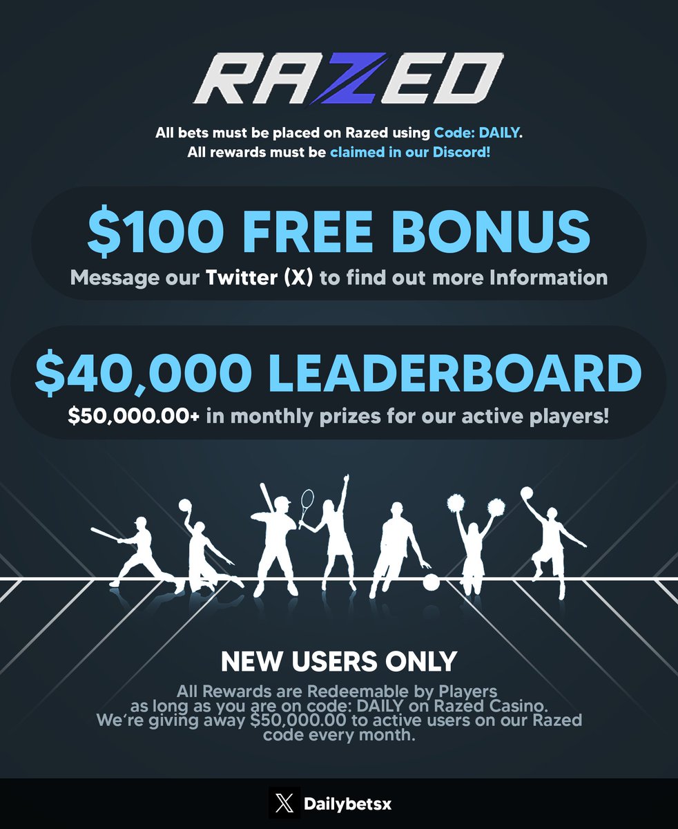 dailybetsx's tweet photo. 🏆 Looking to Switch Casino from Stake, Roobet, Gamdom, etc? Look no Further 

💎 VIP Transfers + $250 Signup Bonus
💎 Daily, Weekly, Monthly Reloads
💎 $1.5k+ Monthly Bonus Buy Raffles
💎 $40k Monthly Leaderboard From Us

Want to get started? Shoot me a DM here! 📩 https://t.co/h7vv9FcKlz