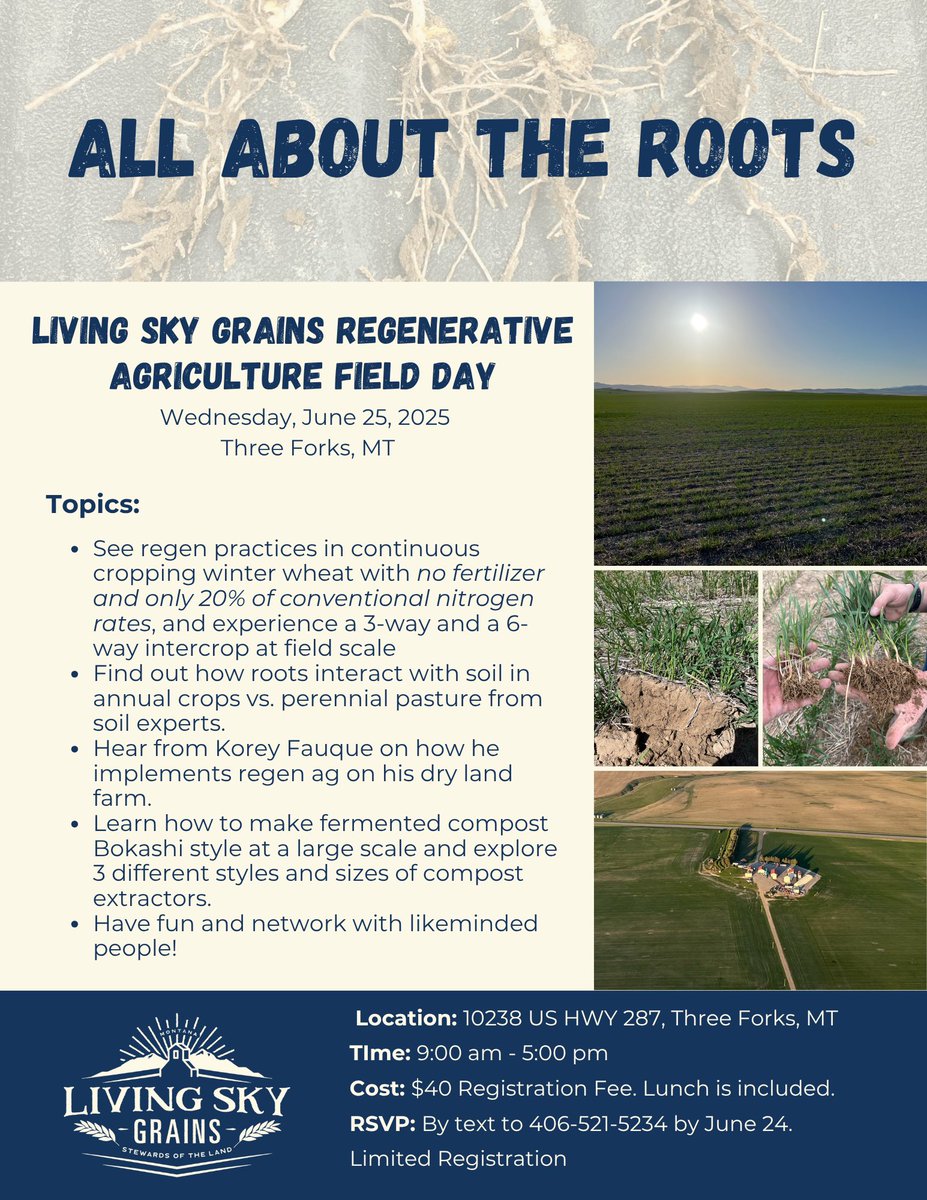 We are having a Regen Ag field day on June 25th 2025 on our farm!