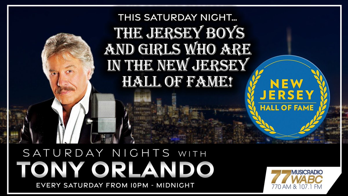 Tony Orlando (@tonyorlando) on Twitter photo TONIGHT! 10 pm ET on <a href="/musicradiowabc/">77 WABC Music Radio</a>!
<a href="/NJHallofFame/">NJ Hall of Fame</a>
STREAM LIVE HERE!:
wabcmusicradio.com/2025/05/28/757… TONIGHT! 10 pm ET on <a href="/musicradiowabc/">77 WABC Music Radio</a>!
<a href="/NJHallofFame/">NJ Hall of Fame</a>
STREAM LIVE HERE!:
wabcmusicradio.com/2025/05/28/757…