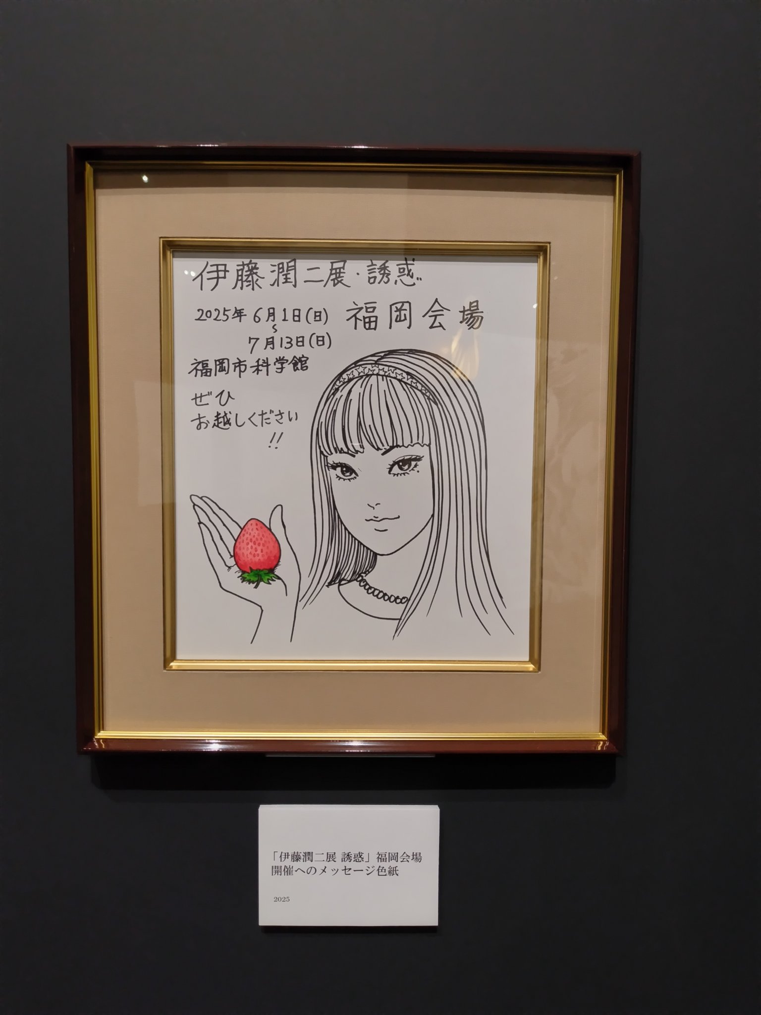 サイン本 伊藤潤二展 誘惑 Illustrations - メルカリ