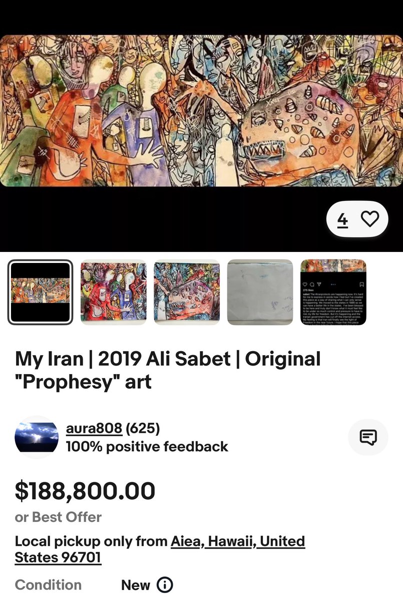 Found another piece of mine on eBay for $188,800!