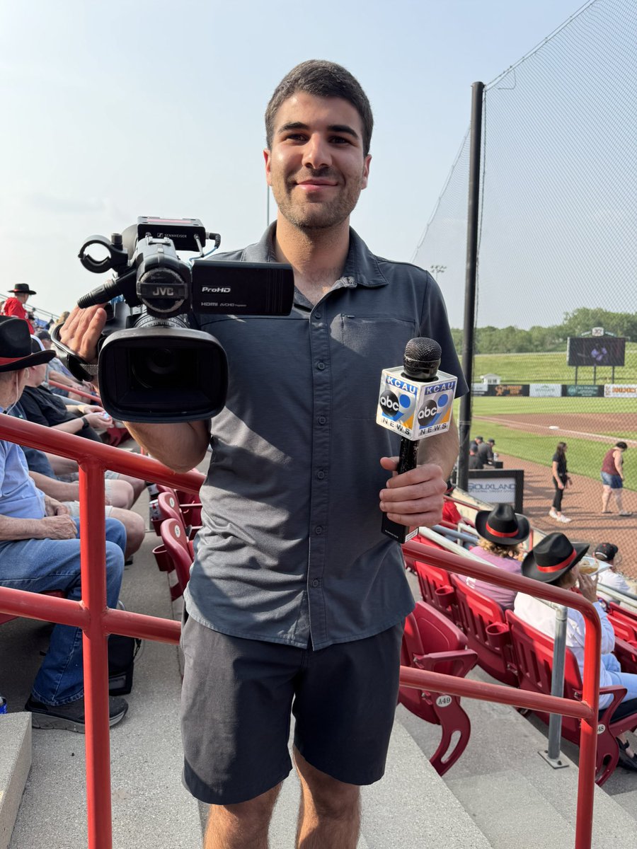 Mapping the Path (@mappingthepath) on Twitter photo Dad and I were interviewed by Anthony Mitchell of <a href="/SportsZoneKCAU9/">KCAU 9 SportsZone</a> before our game with the <a href="/SiouxCityXs/">Sioux City Explorers</a> tonight. Great guy! The story is expected to be up Wednesday!
#WMWRoadTrip #20ballparks21days Dad and I were interviewed by Anthony Mitchell of <a href="/SportsZoneKCAU9/">KCAU 9 SportsZone</a> before our game with the <a href="/SiouxCityXs/">Sioux City Explorers</a> tonight. Great guy! The story is expected to be up Wednesday!
#WMWRoadTrip #20ballparks21days