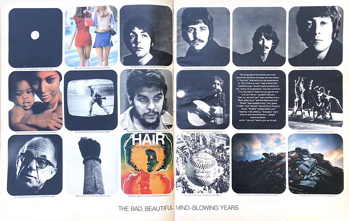 the sixties on look magazine, december 1969.