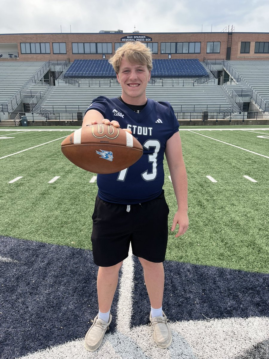 Brycen Quinn (@quinn_brycen) on Twitter photo Thank you <a href="/CoachDeBo76/">Derek Branch</a> and <a href="/BlueDevil_HC/">Clayt Birmingham</a> for having me on campus and teaching me about the program!
<a href="/UWStoutFootball/">UW-Stout Football</a> <a href="/MJ_NFLDraft/">Mark Johnson</a> <a href="/PrepRedzoneWI/">Prep Redzone Wisconsin</a> Thank you <a href="/CoachDeBo76/">Derek Branch</a> and <a href="/BlueDevil_HC/">Clayt Birmingham</a> for having me on campus and teaching me about the program!
<a href="/UWStoutFootball/">UW-Stout Football</a> <a href="/MJ_NFLDraft/">Mark Johnson</a> <a href="/PrepRedzoneWI/">Prep Redzone Wisconsin</a>