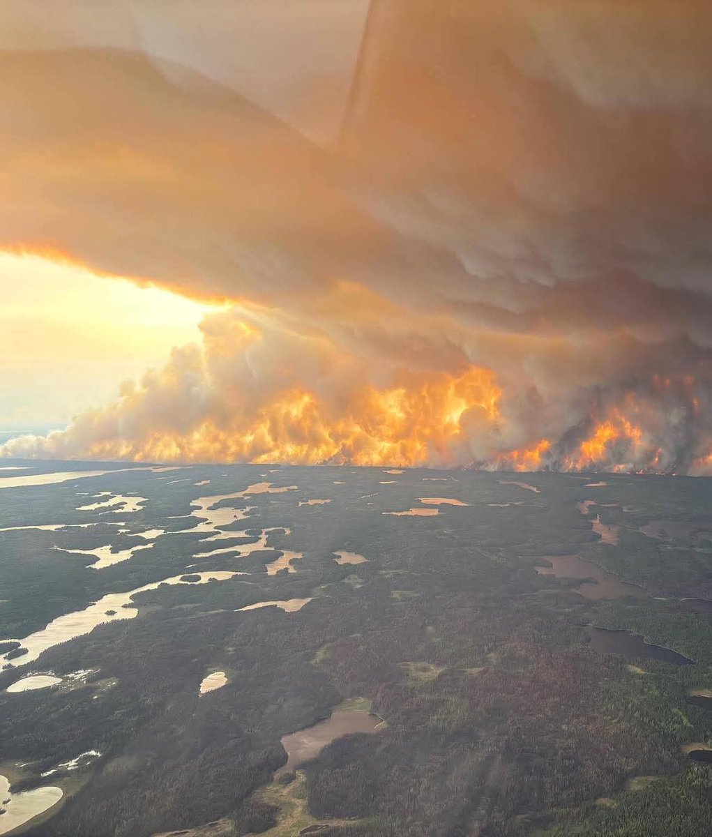 NorthernHvst's tweet image. My province is on fire.