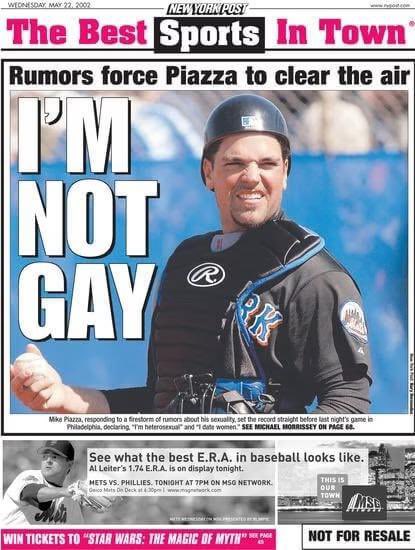 ooliechaboolie's tweet photo. @Metsmerized and he’s NOT gay!!!! https://t.co/1qQ4mBBrmh