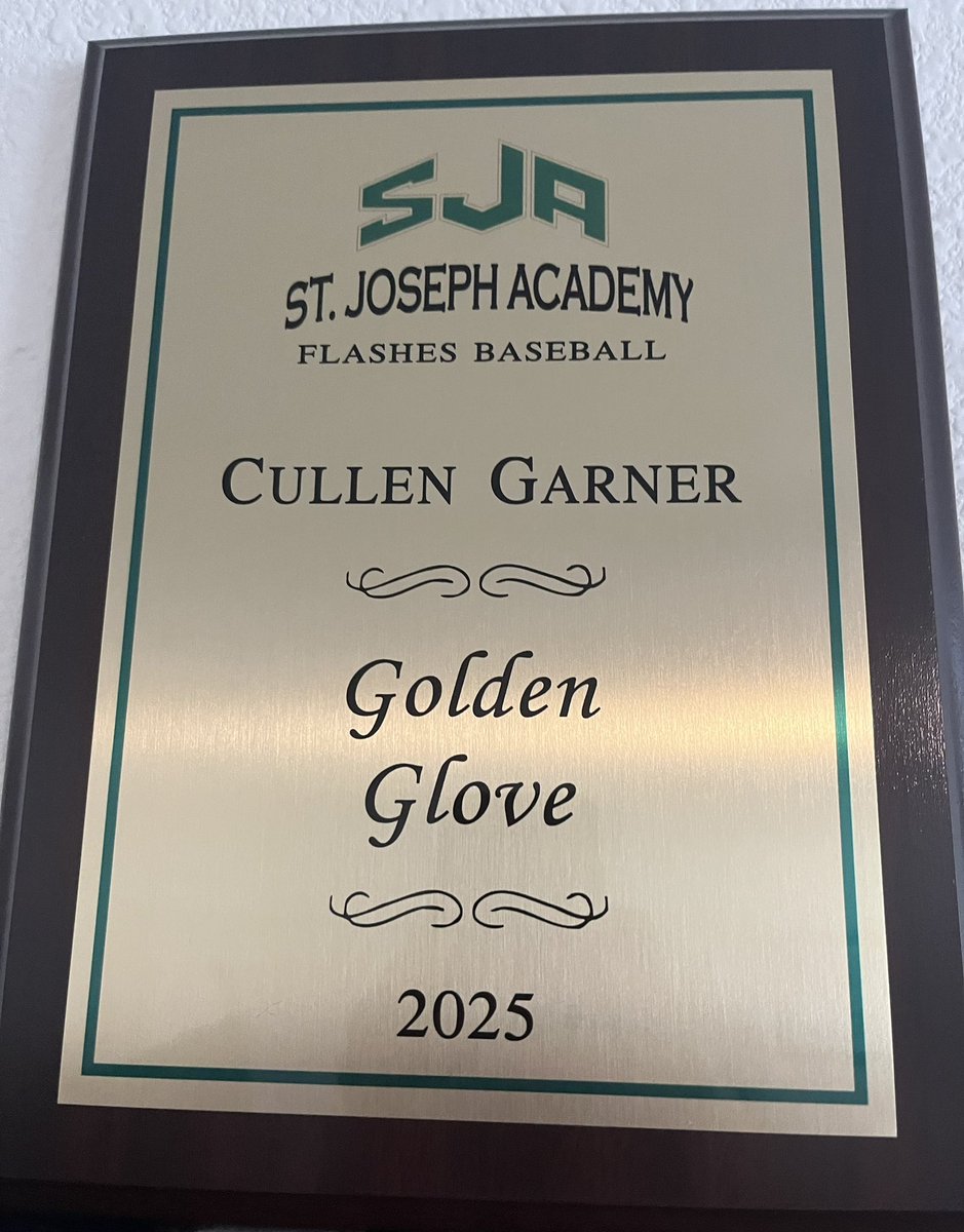 Cullen Garner (@cullen_garner16) on Twitter photo Honored to have been selected as the gold glove winner for the team this season! It was tough learning a new position, but thankful for the challenge.
<a href="/WildcattersBB/">Wildcatters Baseball</a> <a href="/minebaseball_/">Mine Baseball</a> <a href="/SJAflashesbsb/">St. Joseph Academy Baseball</a> <a href="/EricHurleyBB15/">Eric Hurley</a> Honored to have been selected as the gold glove winner for the team this season! It was tough learning a new position, but thankful for the challenge.
<a href="/WildcattersBB/">Wildcatters Baseball</a> <a href="/minebaseball_/">Mine Baseball</a> <a href="/SJAflashesbsb/">St. Joseph Academy Baseball</a> <a href="/EricHurleyBB15/">Eric Hurley</a>