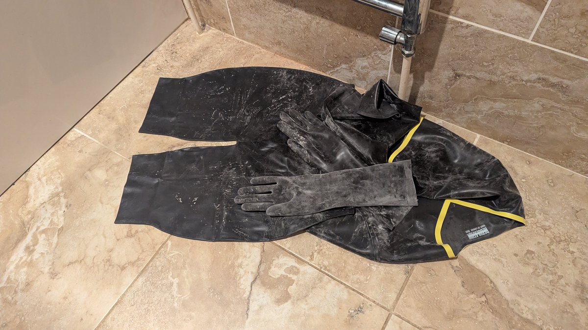 I wonder what I was doing tonight.  Rubber puppy pictures and videos coming soon ♥️