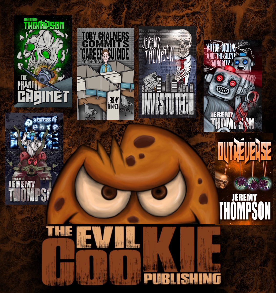 The Evil Cookie Publishing (@evilcookiepub) on Twitter photo Jeremy Thompson <a href="/ReadJThompson/">Jeremy Thompson</a>
The Evil Cookie Publishing <a href="/EvilCookiePub/">The Evil Cookie Publishing</a>
> theevilcookie.com
> amazon.com/dp/B0D84BB4XC?… Jeremy Thompson <a href="/ReadJThompson/">Jeremy Thompson</a>
The Evil Cookie Publishing <a href="/EvilCookiePub/">The Evil Cookie Publishing</a>
> theevilcookie.com
> amazon.com/dp/B0D84BB4XC?…
