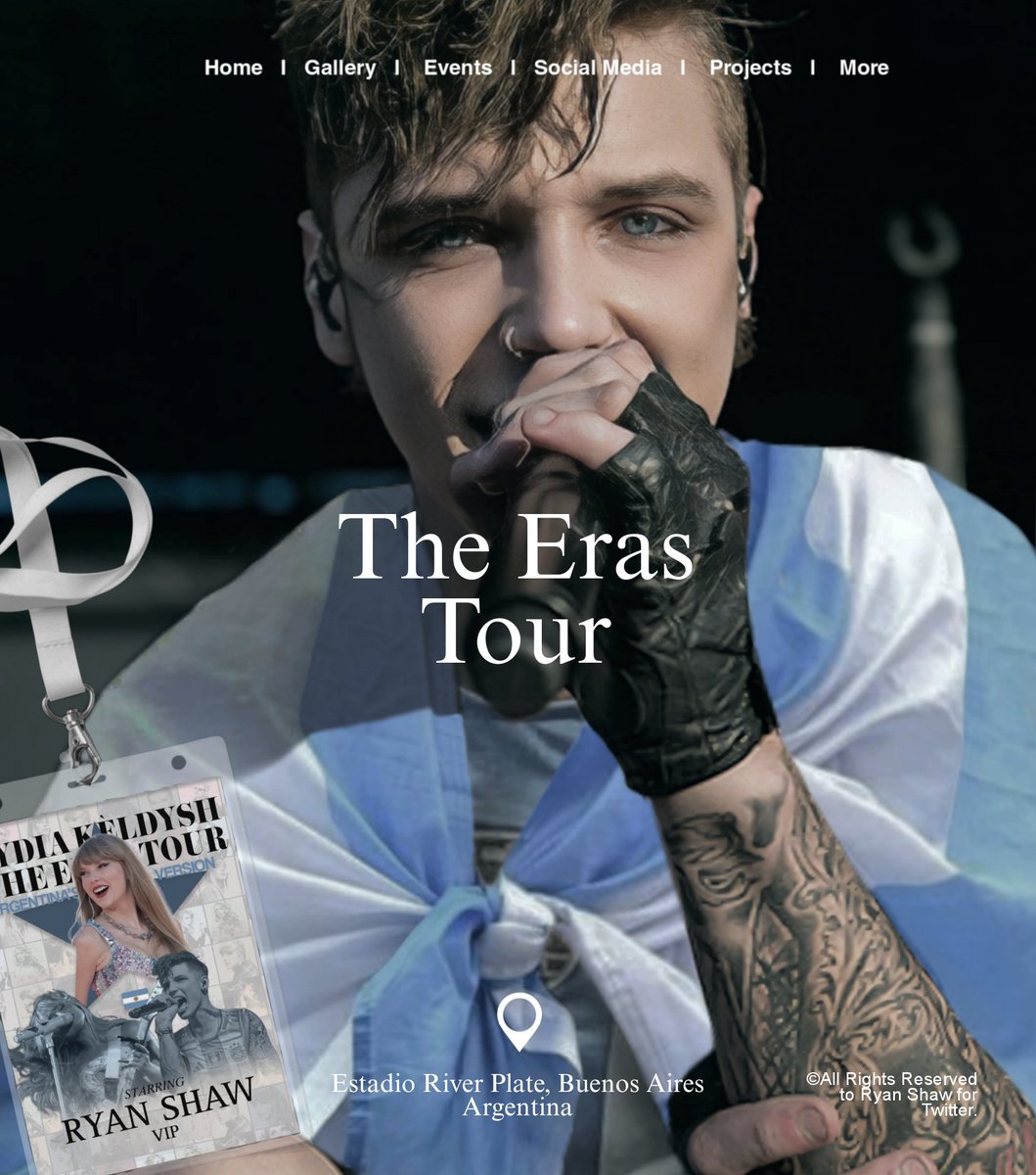 ryanxverse's tweet photo. 𝗗𝗮𝗶𝗹𝘆 𝗨𝗽𝗱𝗮𝘁𝗲 › 𝐑.𝐒 | May 31st.

𝗡𝗲𝘄 Event: My first show at home, Argentina. My people, my heart, thank you for this wonderful experience. #TheErasTourRP #TheEraOfRyan https://t.co/YOSoA9vYgx