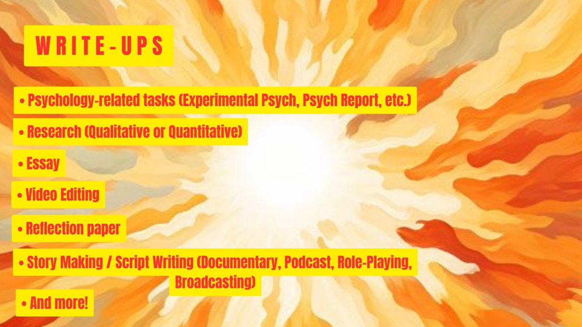 potatopat__'s tweet photo. Hello #commstwt ! I’m Pat, a BS Psychology GRADUATE and a Certified Human Resource Associate!  I’m here to help you with all of your school-related tasks! Just dm me for more info! 📝✍️

☀️ Assignment Homework Psychology Research Essay Video Editing Reflection paper Script https://t.co/4Px3zU9FVk
