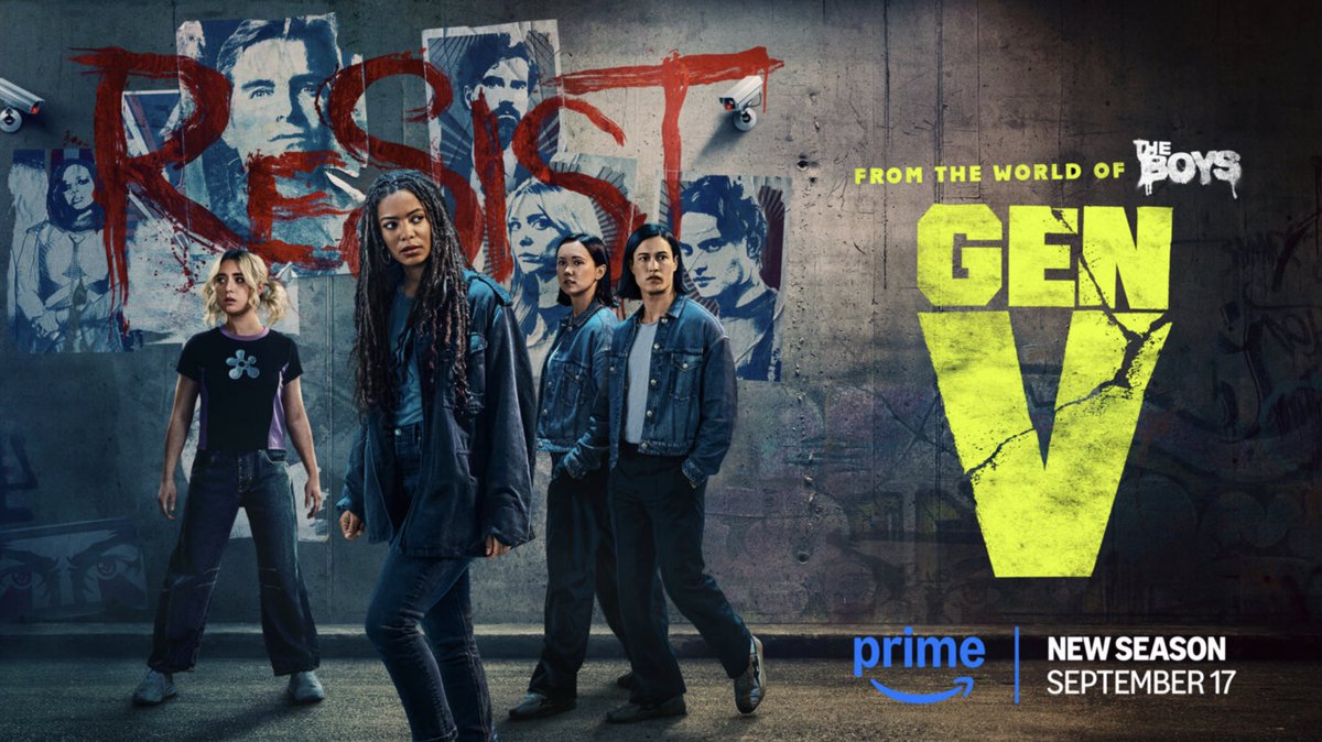 Monica Gleberman (@monica1236) on Twitter photo The second season of #GenV, the deranged series from the world ofΒ <a href="/TheBoysTV/">THE BOYS</a> <a href="/SonyPictures/">Sony Pictures</a> & <a href="/AmazonMGMStudio/">Amazon MGM Studios</a>, will premiere exclusively on <a href="/PrimeVideo/">Prime Video</a> on September 17 β Trailer & Key Art below !! #TheBoys #GenV <a href="/therealKripke/">Eric Kripke</a> ! youtu.be/EUuaUlHbb-E The second season of #GenV, the deranged series from the world ofΒ <a href="/TheBoysTV/">THE BOYS</a> <a href="/SonyPictures/">Sony Pictures</a> & <a href="/AmazonMGMStudio/">Amazon MGM Studios</a>, will premiere exclusively on <a href="/PrimeVideo/">Prime Video</a> on September 17 β Trailer & Key Art below !! #TheBoys #GenV <a href="/therealKripke/">Eric Kripke</a> ! youtu.be/EUuaUlHbb-E