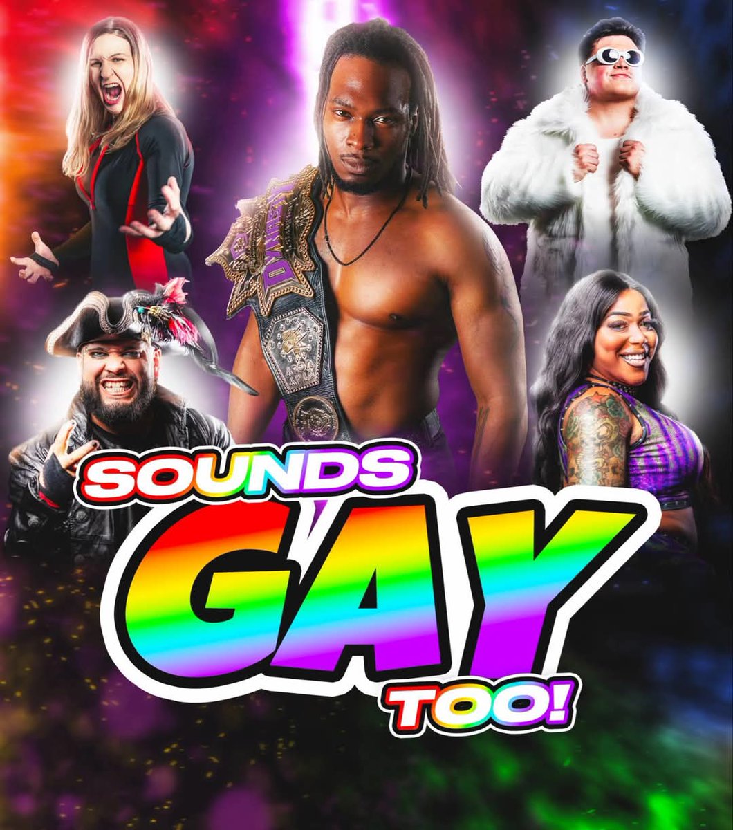Tomorrow we Throw the first stone to kick off Pride!
As myself, The Dynasty and Schenectady Pride team up to bring you our 2nd Annual Sounds Gay Wrestling at Pride Event