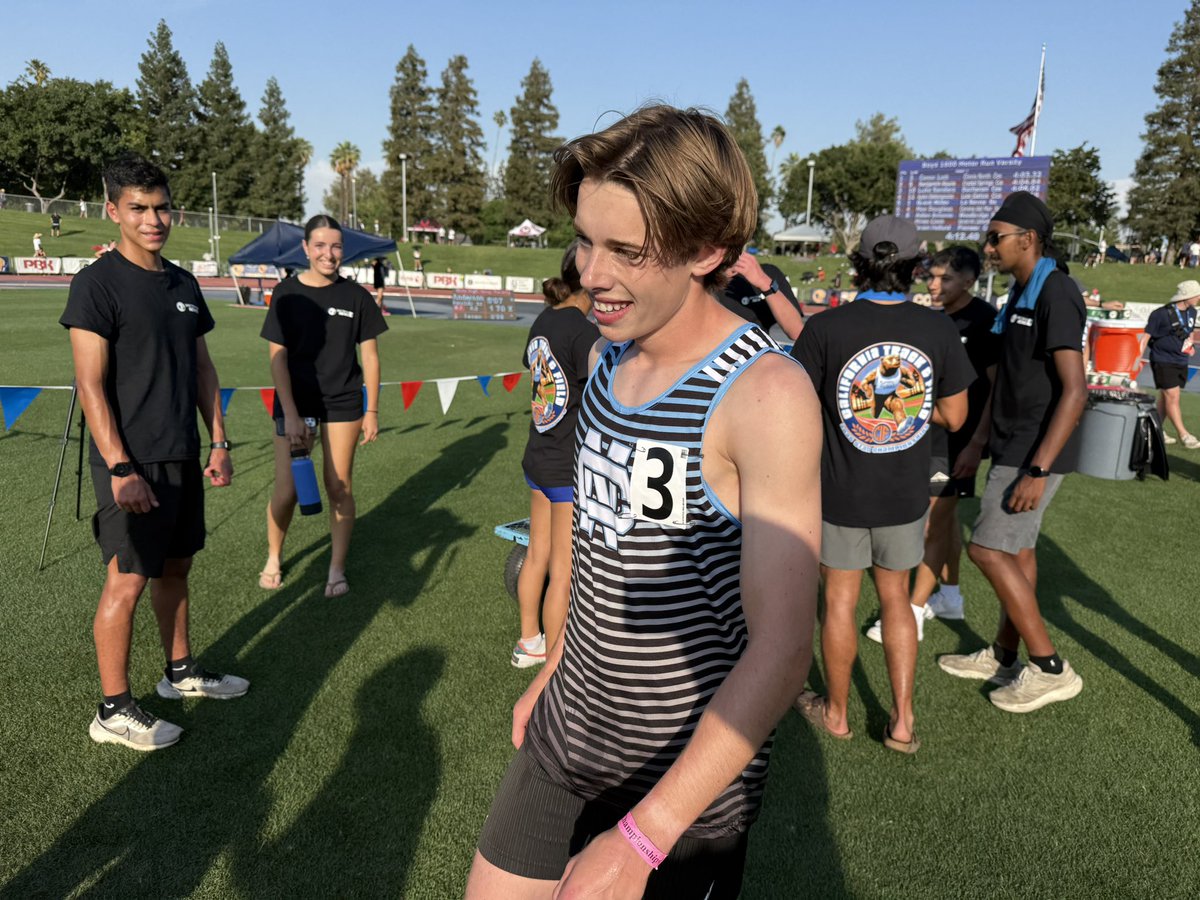 Clovis North’s Conor Lott runs the fastest mile in the state this season to win the <a href="/CIFState/">CIF State</a> championship! His 1600m time of 4:03.32 is Top 5 in the nation! <a href="/KMPHFOX26/">FOX26 News</a>