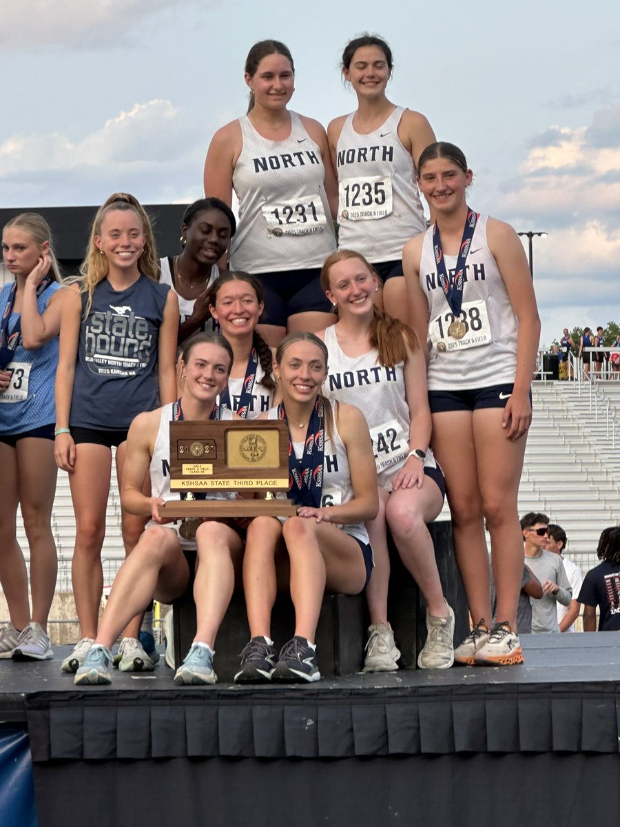 3rd place in STATE!  1st place finishes, PRs and broken records! So proud of this group!